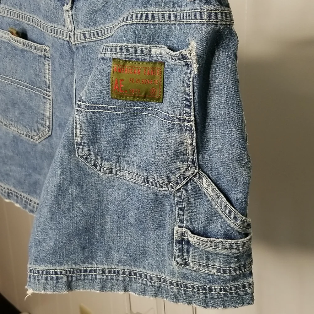 VINTAGE 1990's AE American Eagle Outfitters Denim Shorts - Picture 6 of 11